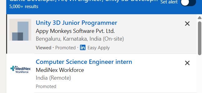 AR/VR Development (Unity) internship jobs in Melaka