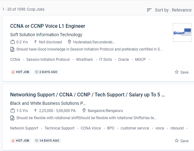 CCNP internship jobs in Sabah