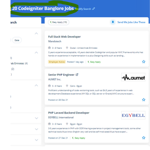 Codeigniter internship jobs in Subang Jaya