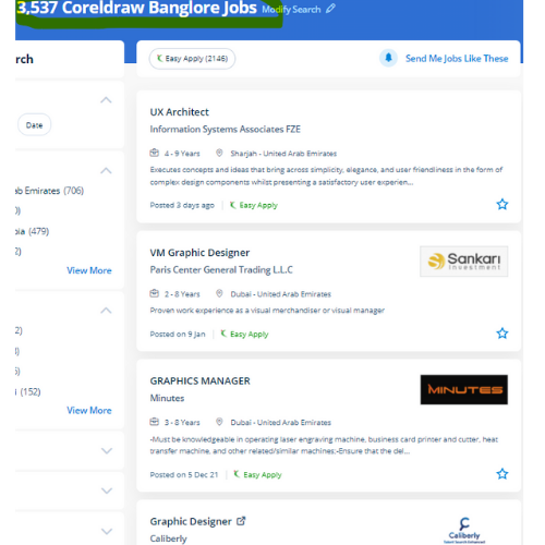 CorelDRAW internship jobs in Kelantan