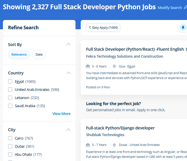 Full Stack Development internship jobs in Kuala Lumpur