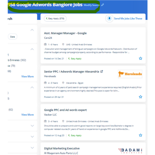 Google Adwords (PPC) internship jobs in Labuan