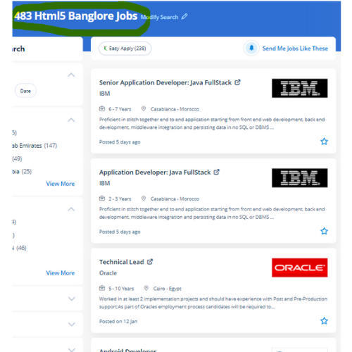 HTML 5 internship jobs in Putrajaya