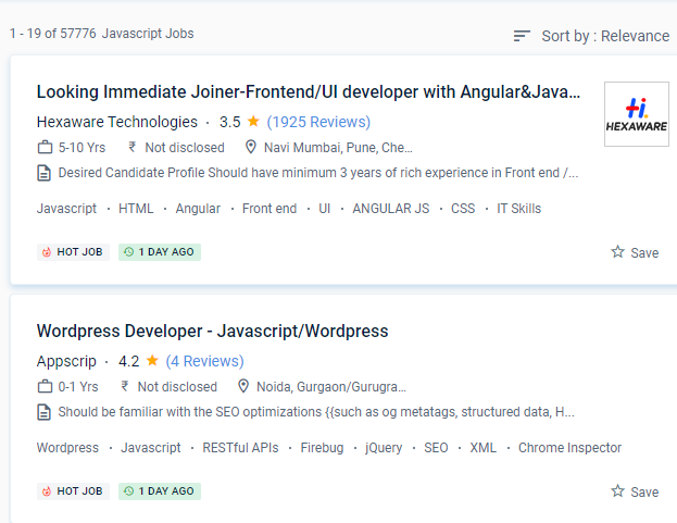 JavaScript internship jobs in Terengganu