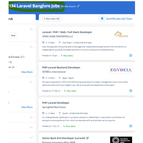Laravel internship jobs in George Town