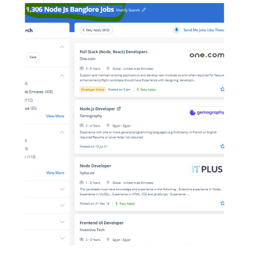 Node JS internship jobs in Labuan