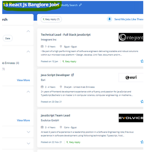 React JS internship jobs in Perak