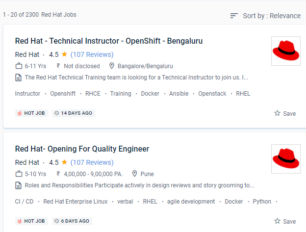 Red Hat internship jobs in Subang Jaya