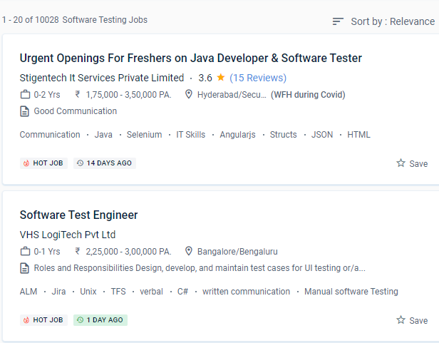 Software Testing internship jobs in Sarawak
